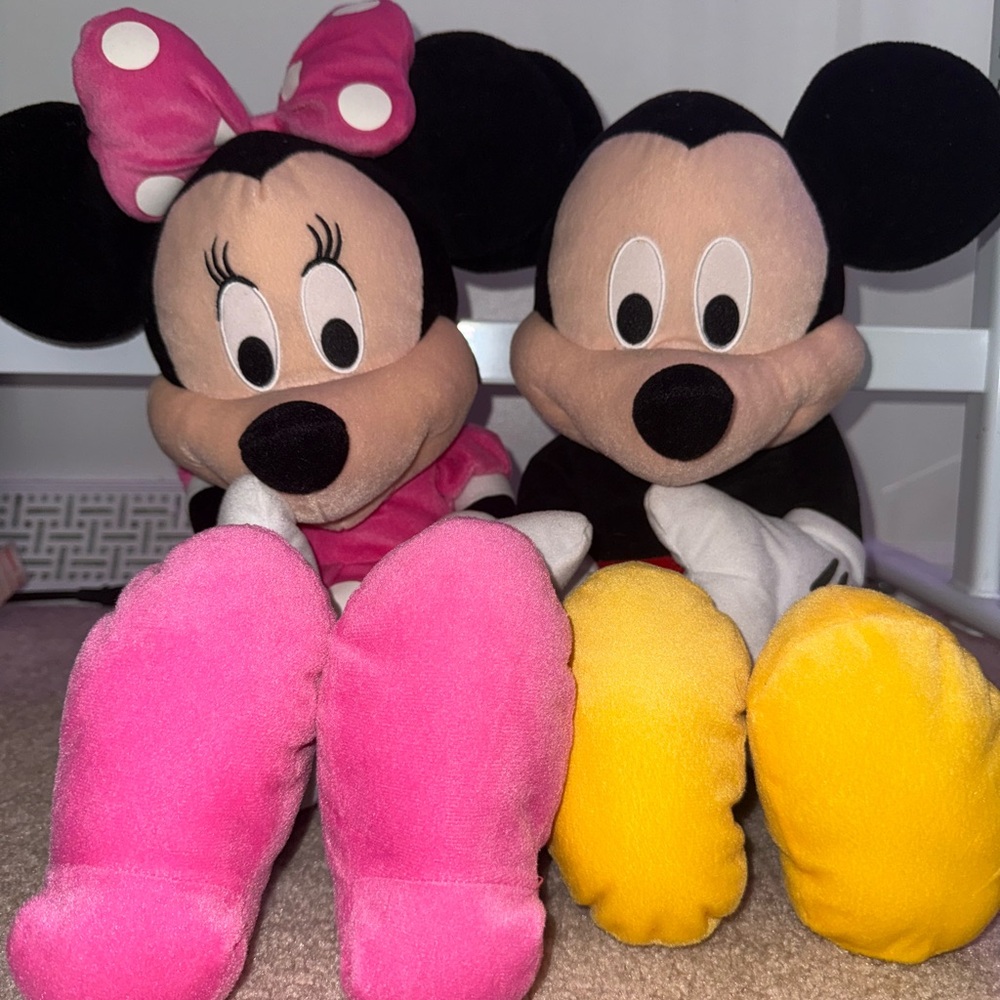 Disney Mickey and Minnie Mouse Plush Toys